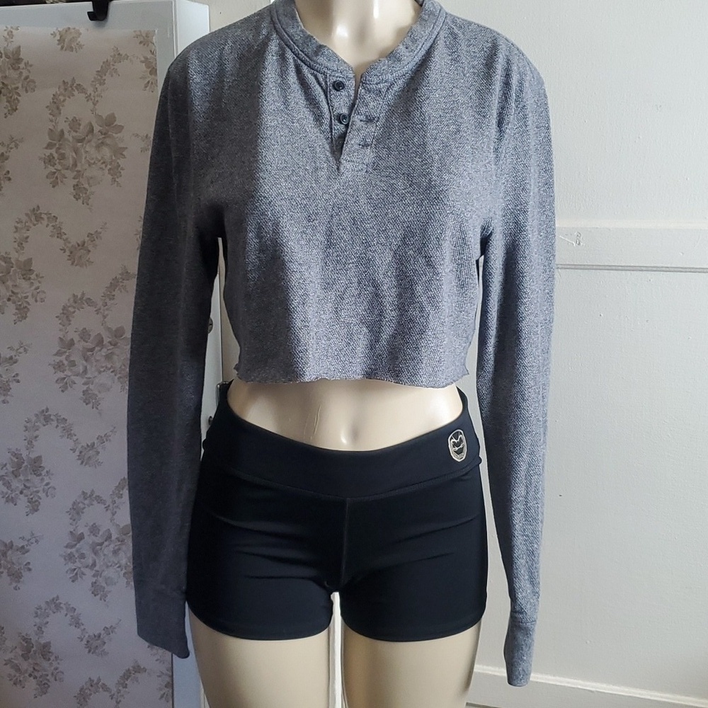 Superdry The Edit Cropped Long Sleeve tops Size L